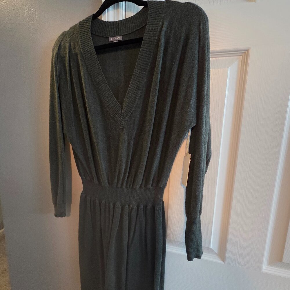 Lilla P NEW with tag never worn v-neck sweater dress